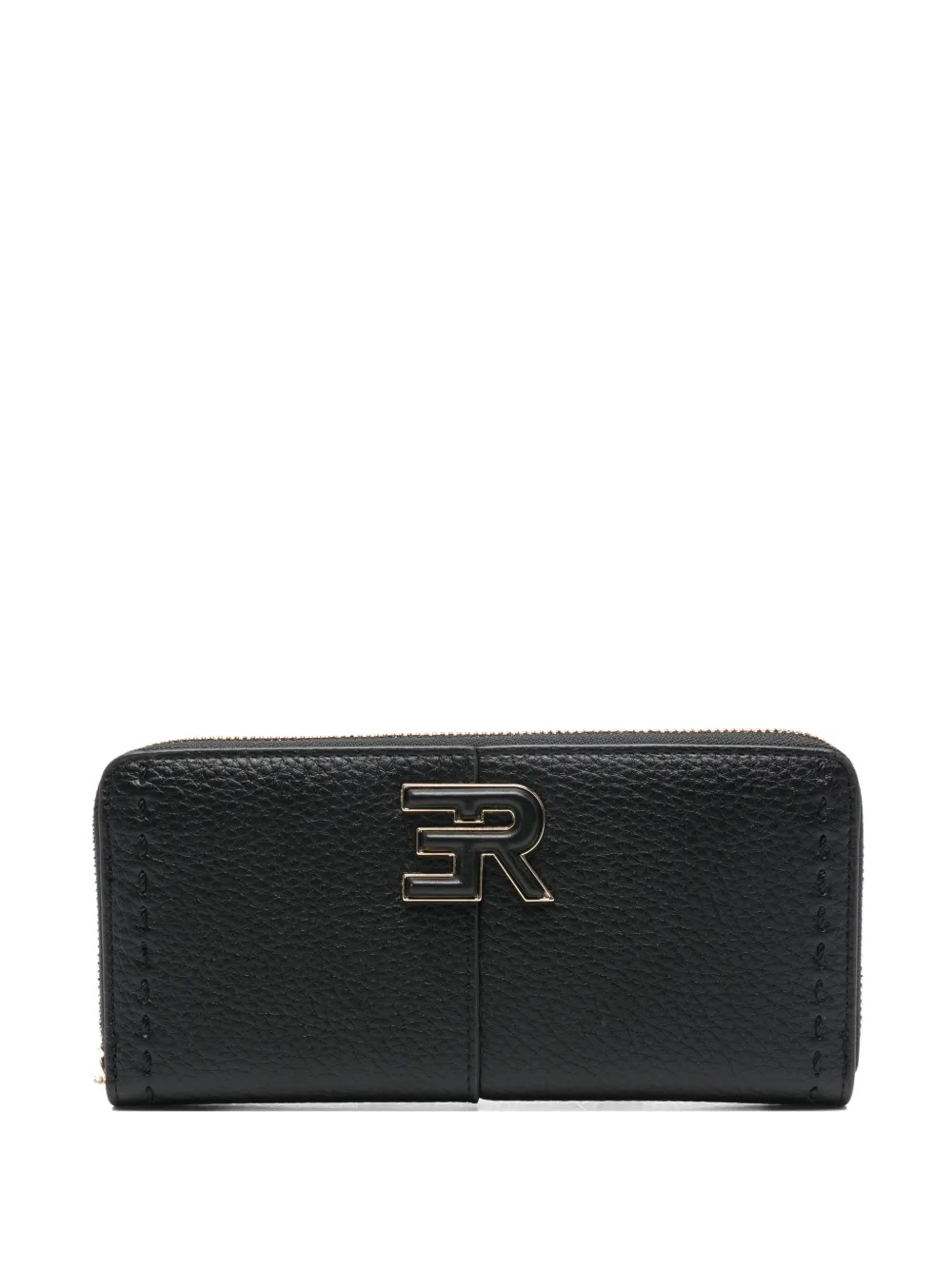 ERMANNO FIRENZE logo zip wallet - Nero