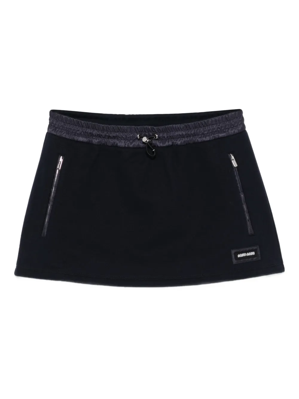 Miu Miu Rock mit Reißverschlussdetail | Blau | Image 1