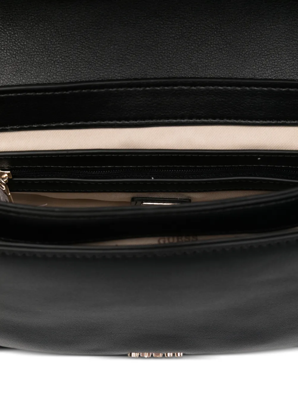GUESS USA Dea schoudertas met logoplakkaat Zwart