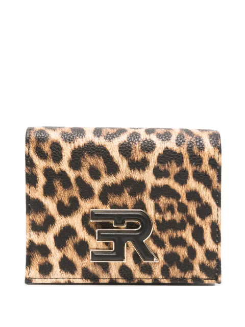 ERMANNO FIRENZE  Virginia leopard print logo wallet