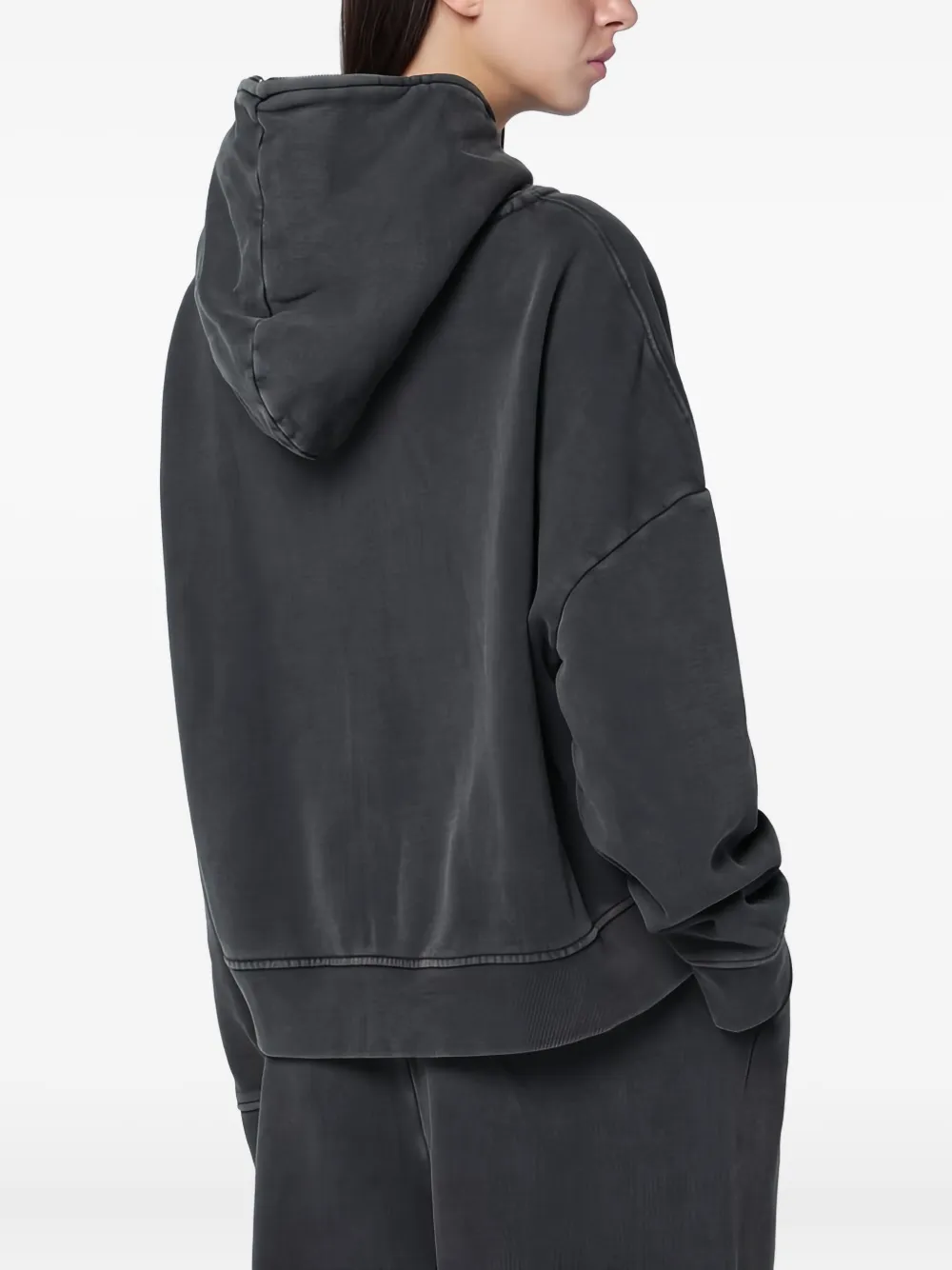 Entire Studios Zip Hoodie With Hood And Long Sleeves In Gray
