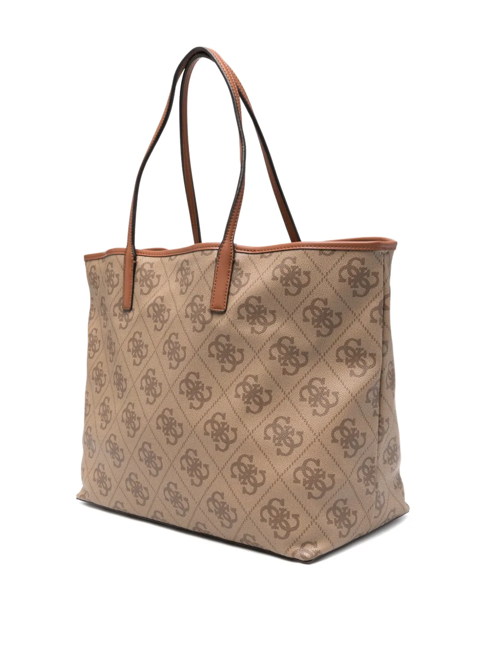 GUESS USA monogram-pattern shoulder bag - Bruin