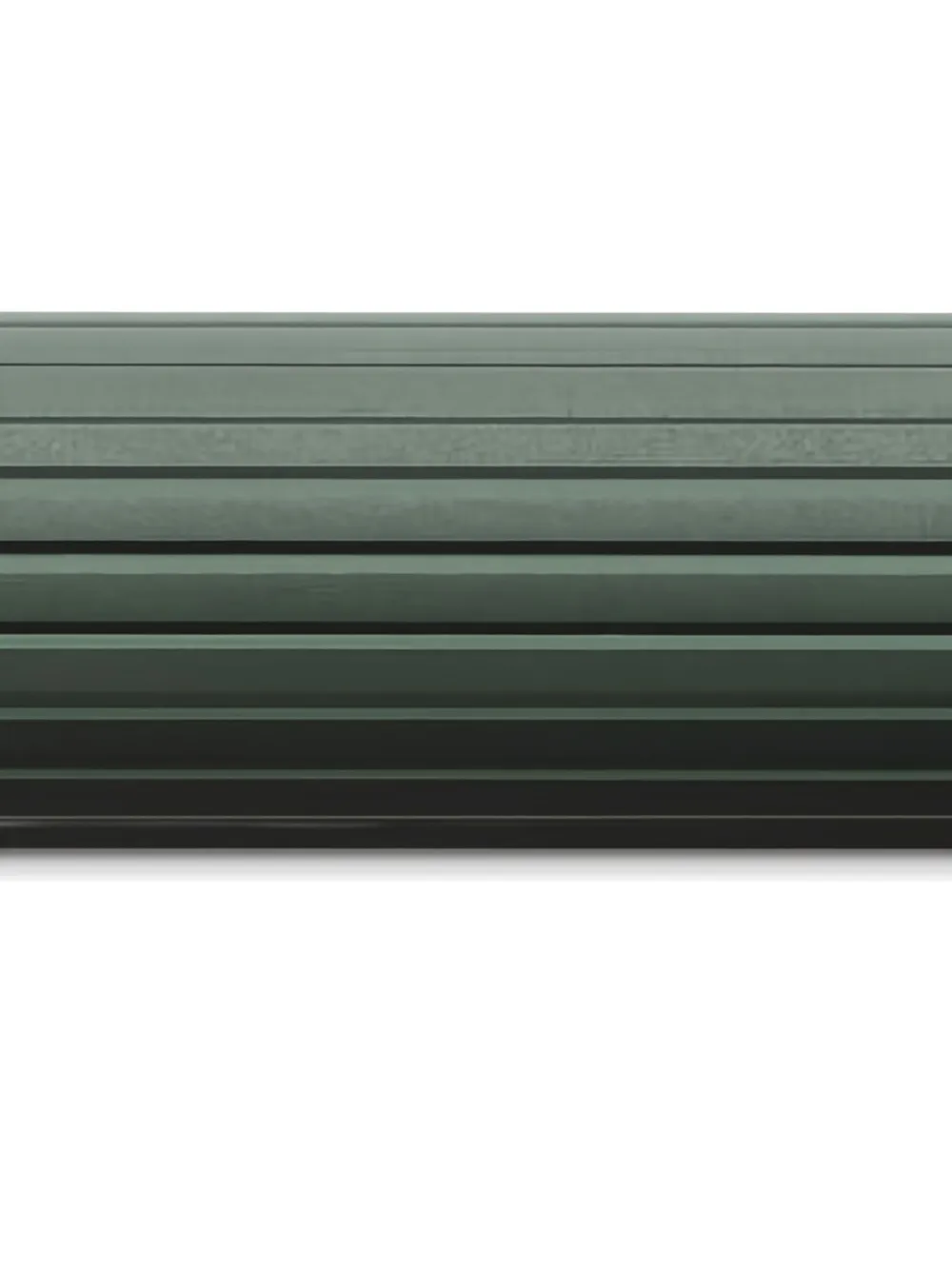 Graf Von Faber-castell Ribbed Metal Fountain Pen In Green