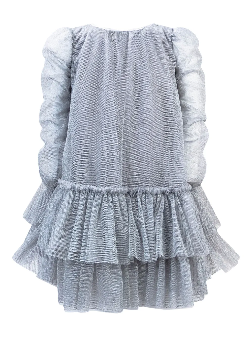 Chiara Ferragni Kids ruffled party dress – Grey