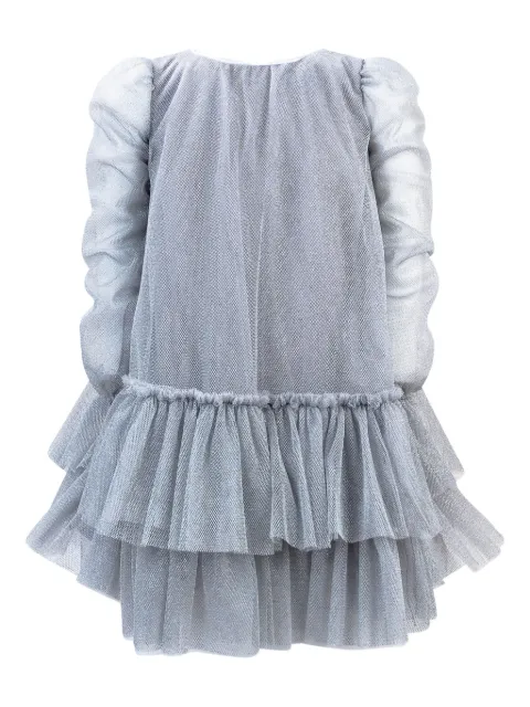Chiara Ferragni Kids vestido de fiesta con volantes