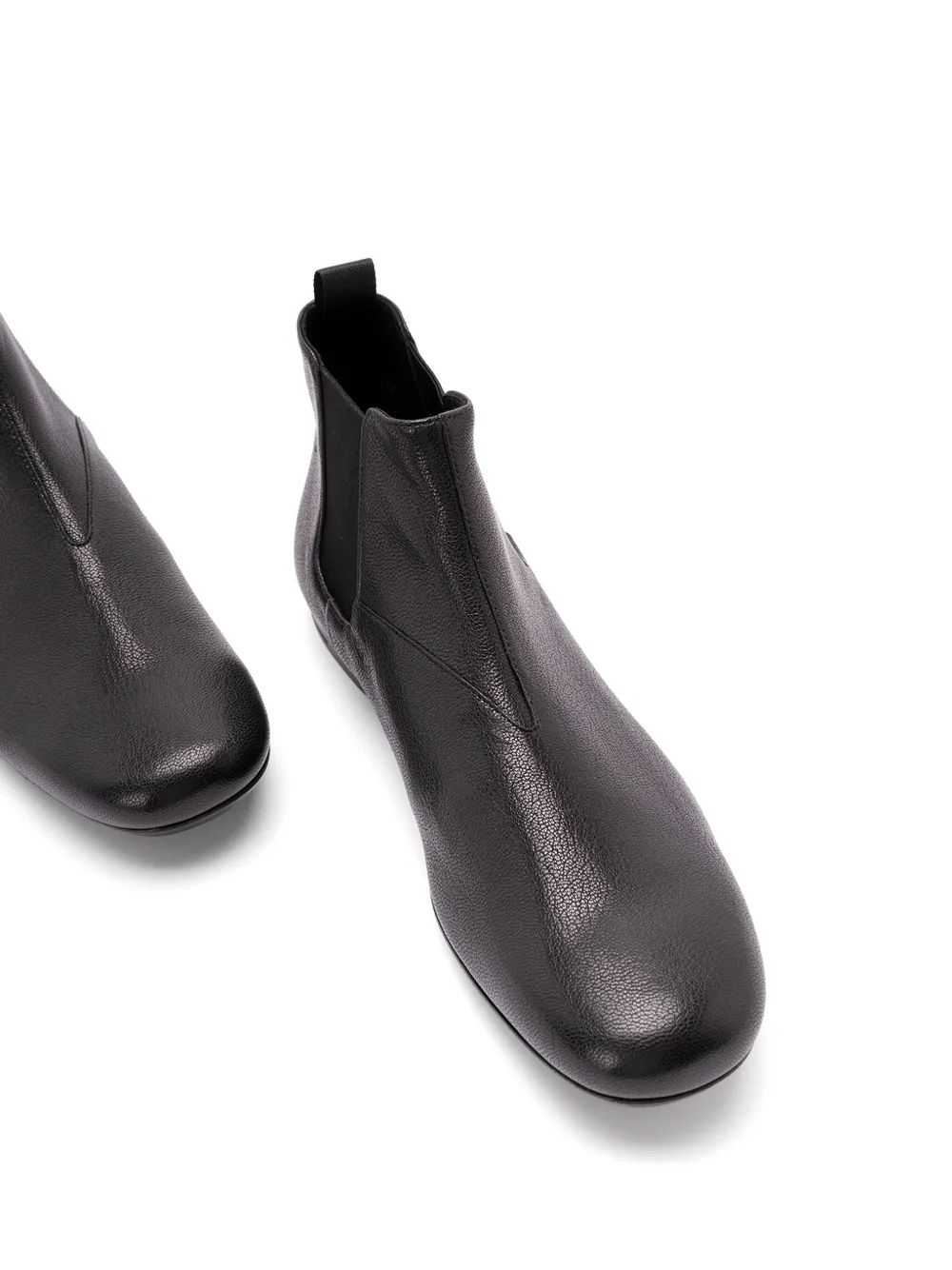 Prada leather chelsea boots Zwart