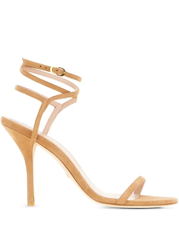 Stuart Weitzman Ankle-strap Sandals in Neutrals