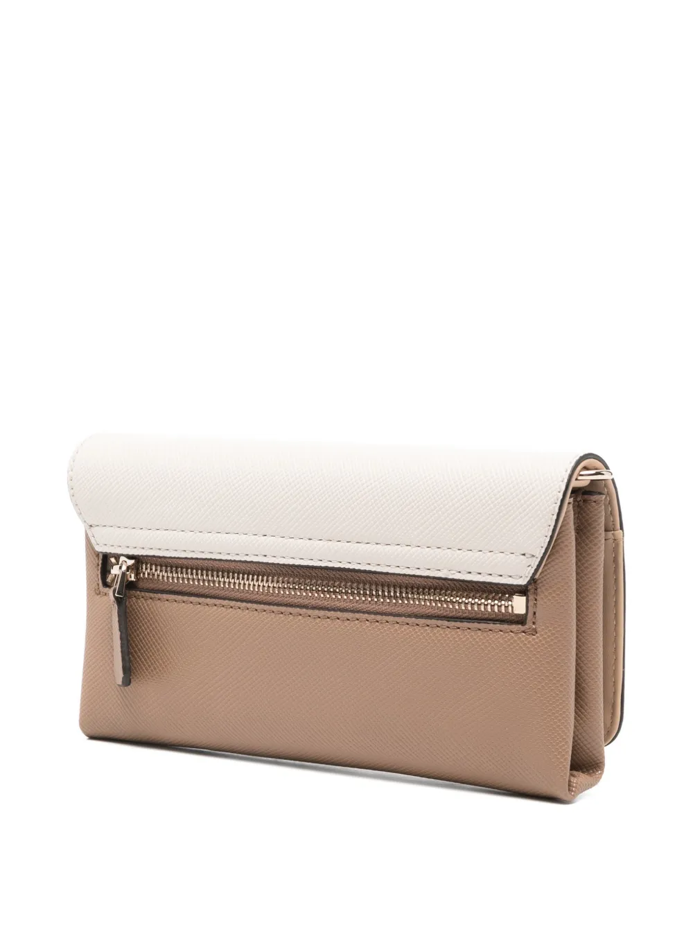 GUESS USA Noelle logo-plaque clutch bag - Beige