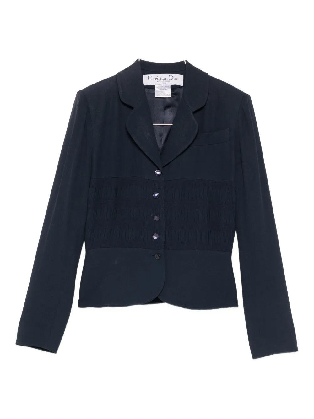Christian Dior Pre-Owned 1990s button-fastening jacket | Blue | Image 1