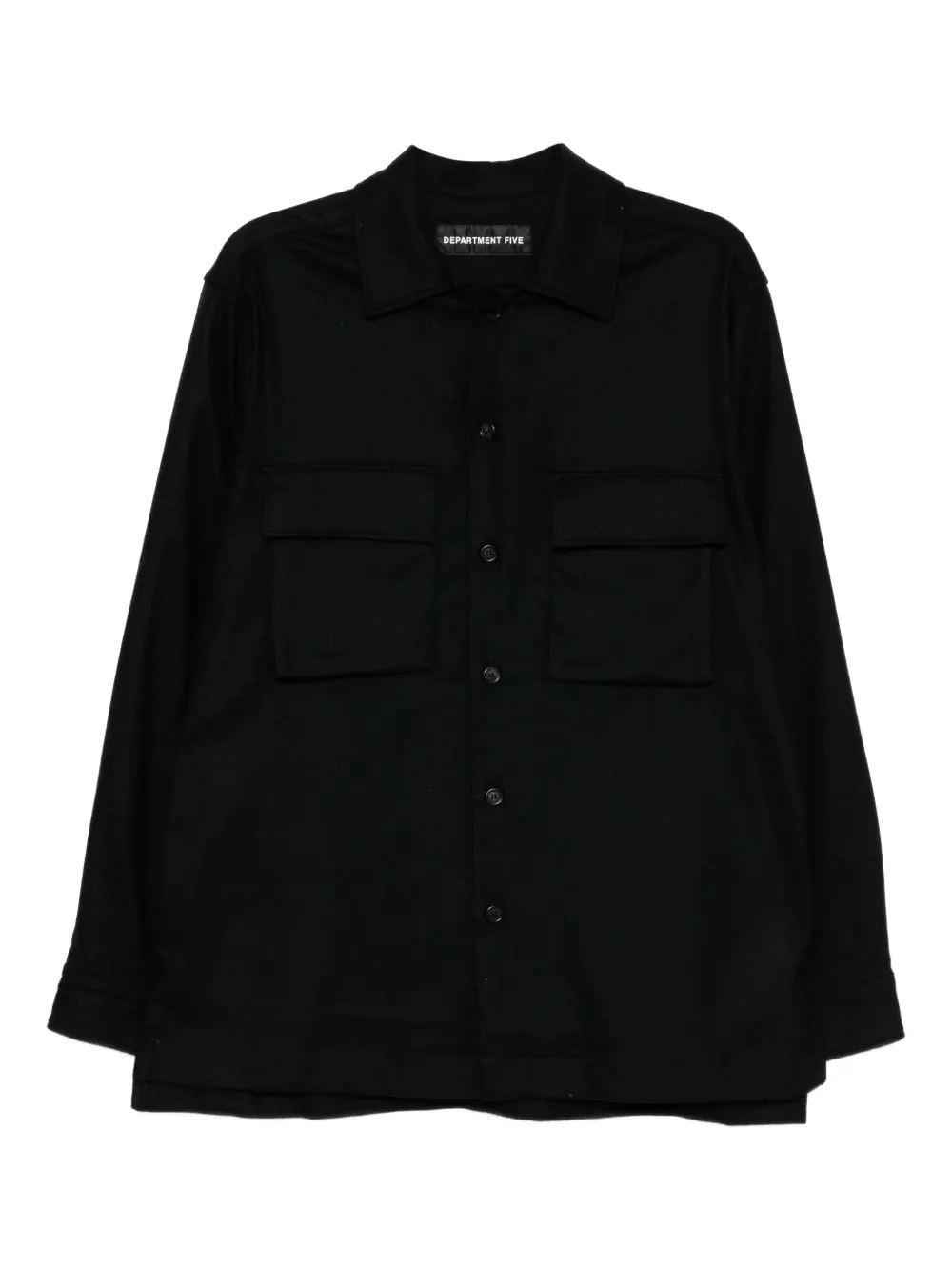Department 5 button-up jacket | Blue | Image 1