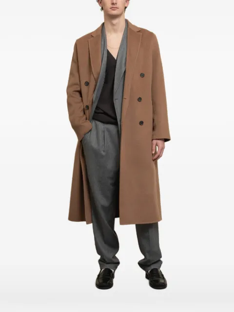 Department 5 double-breasted wool coat