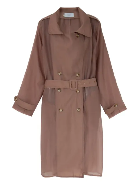 Isolda Oásis buttoned belted coat