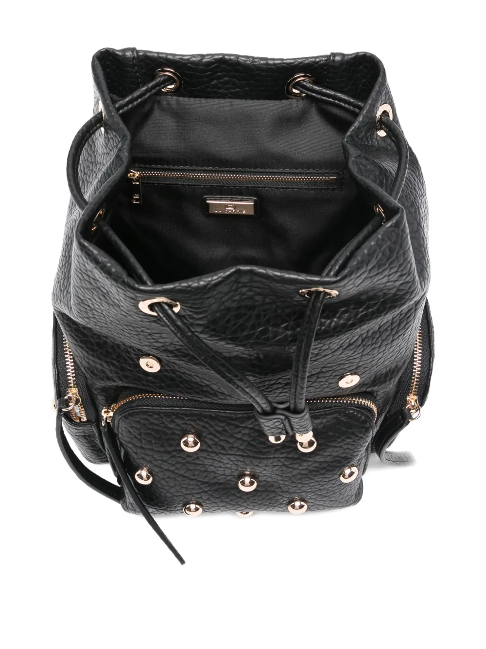 La Carrie Navajo Studded Backpack In Black