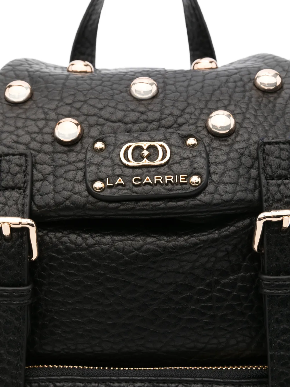 La Carrie Navajo Studded Backpack In Black