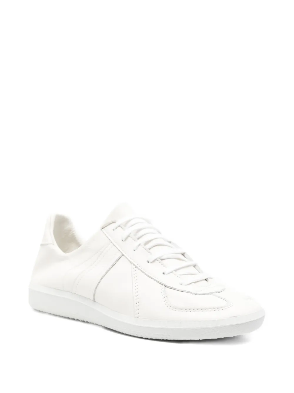 Kaptain Sunshine Panelled Sneakers In White