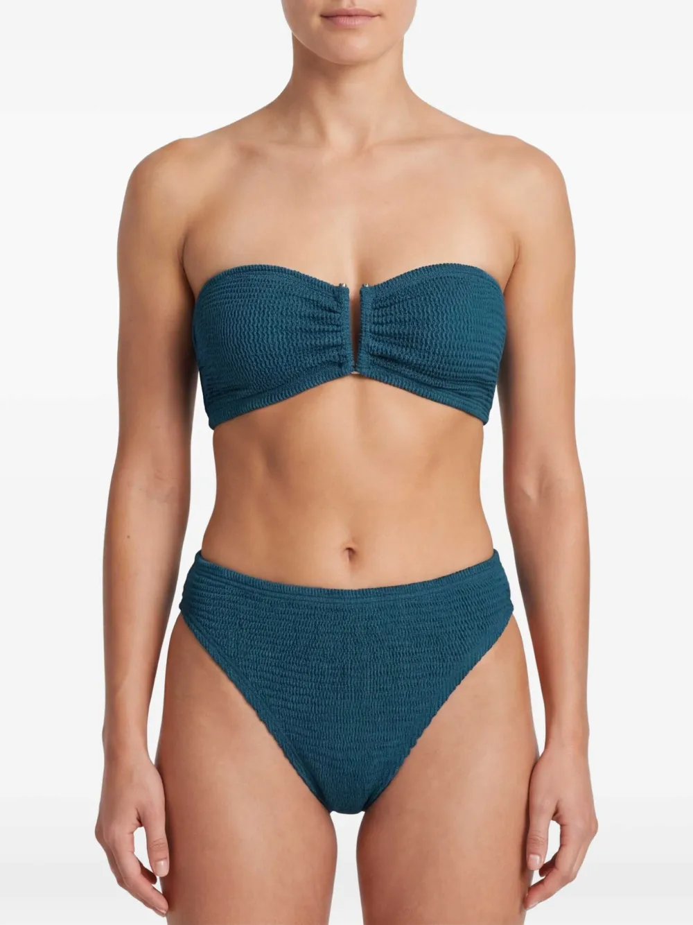 PARAMIDONNA Frida tweedelige set met textuur Blauw