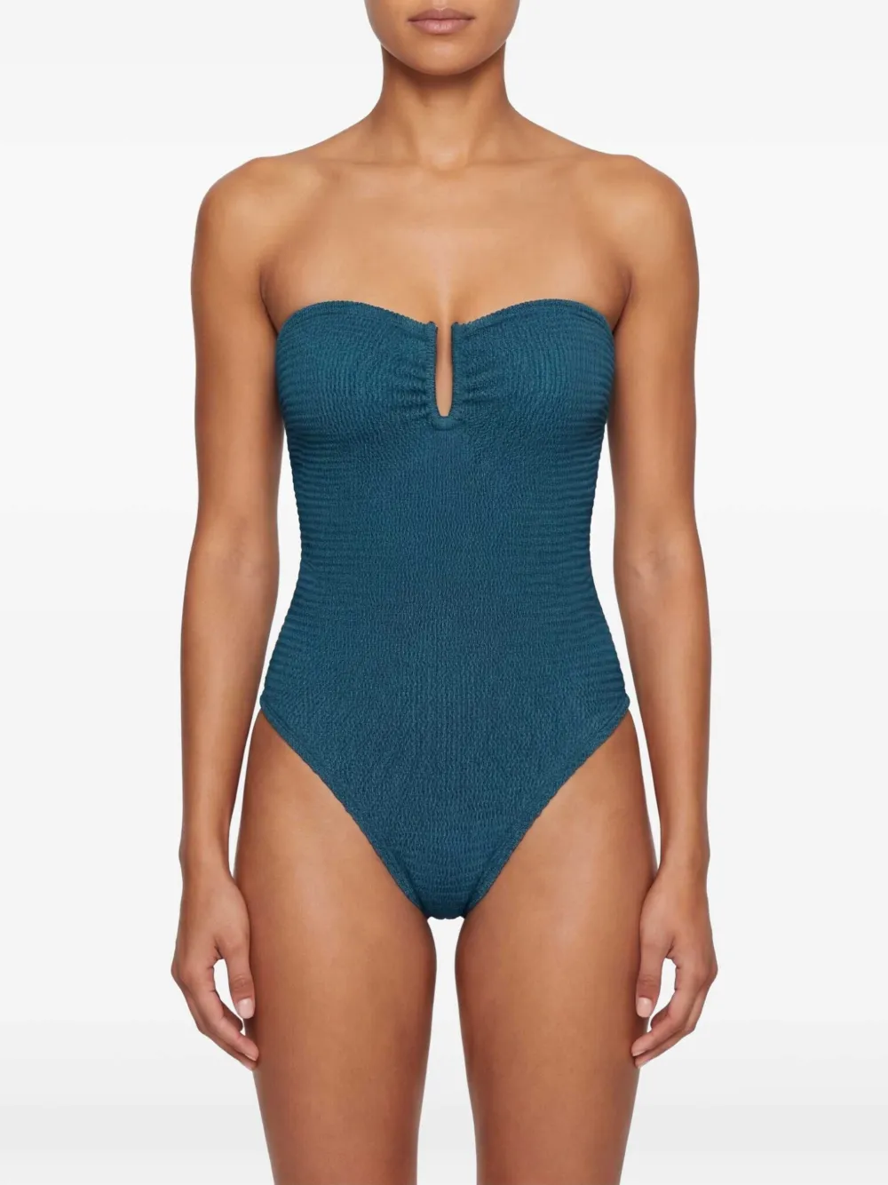 PARAMIDONNA Frida badpak met textuur Blauw