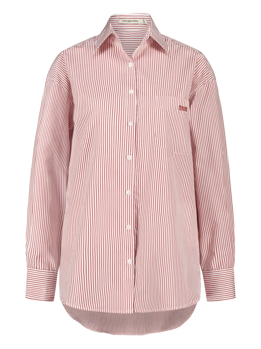 Paramidonna Vanessa Striped Shirt In White