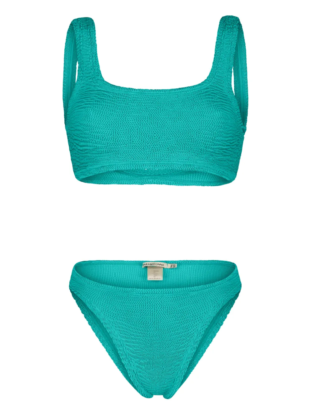 PARAMIDONNA Strukturierter Emily Bikini | Grün | Image 1