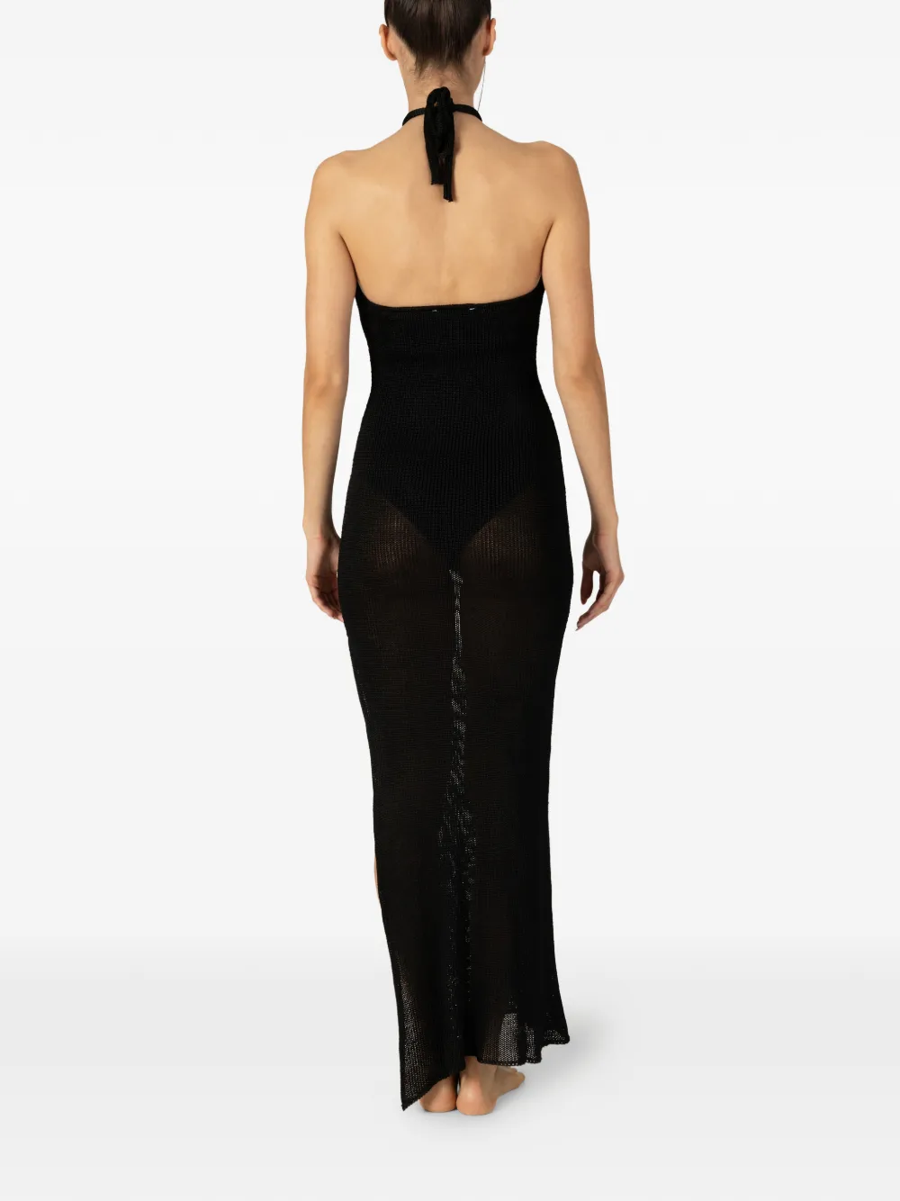 PARAMIDONNA Kosara maxi-jurk - Zwart