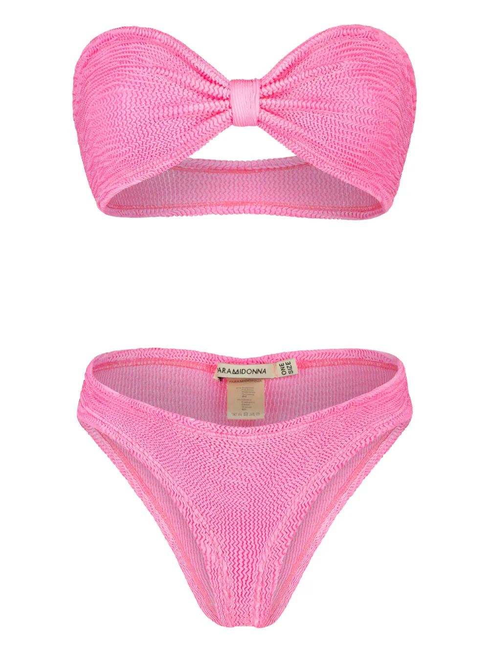 PARAMIDONNA Bikini Lucy con fiocco - Rosa