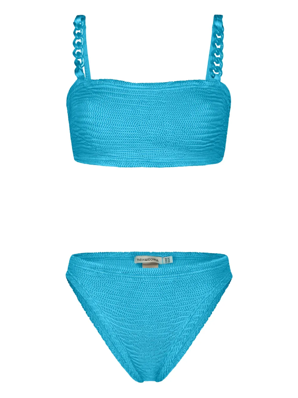 PARAMIDONNA maillot de bain Penelope deux pièces à chaînes | bleu | Image 1
