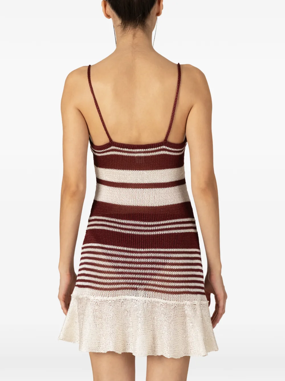 PARAMIDONNA Gestreiftes Lea Häkelkleid | Strandkleider | Image 2