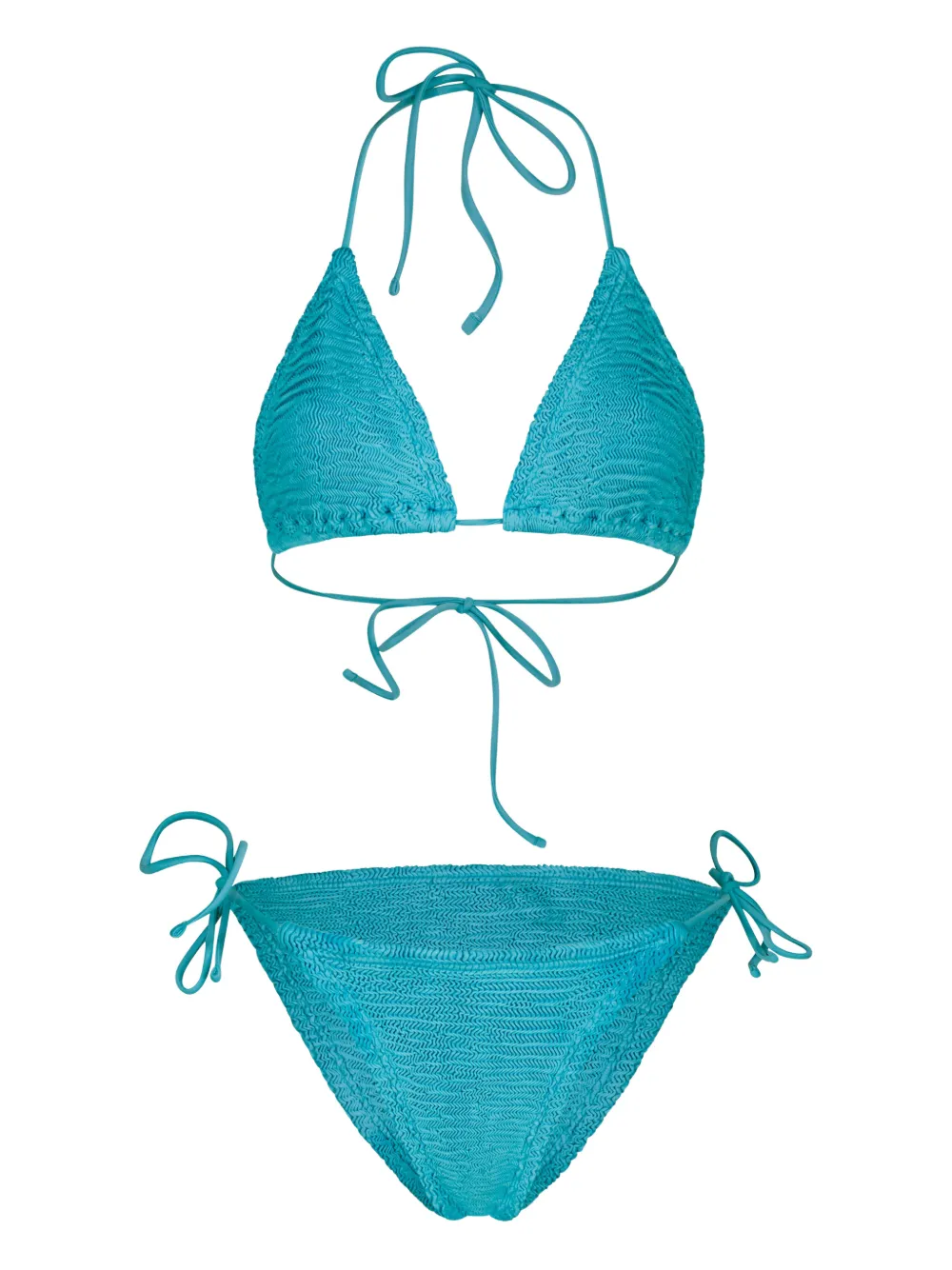 PARAMIDONNA bikini Ema texturé | bleu | Image 1