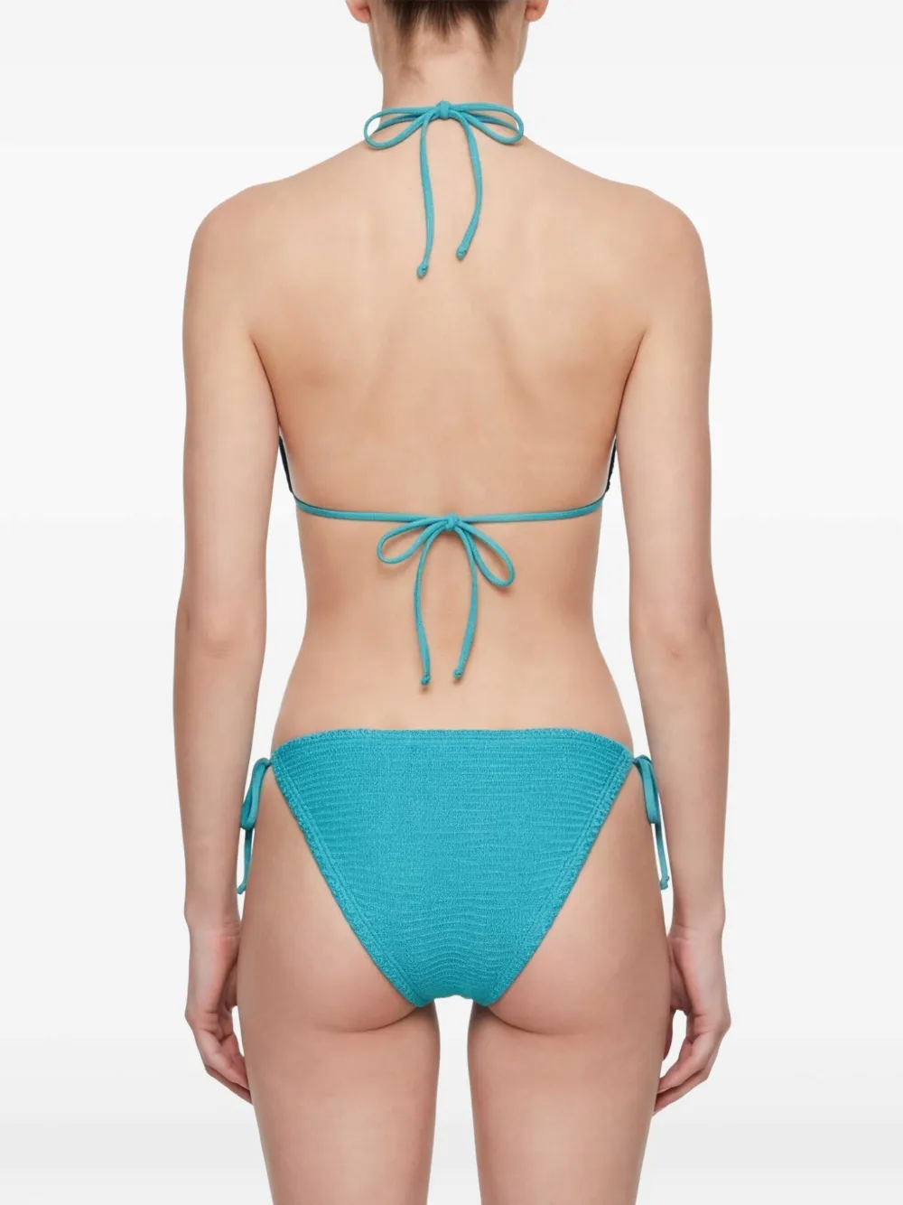 PARAMIDONNA Getextureerde strandkleding Blauw