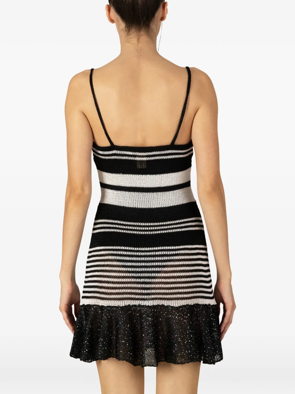 PARAMIDONNA Gestreiftes Lea Häkelkleid | Strandkleider | Image 2