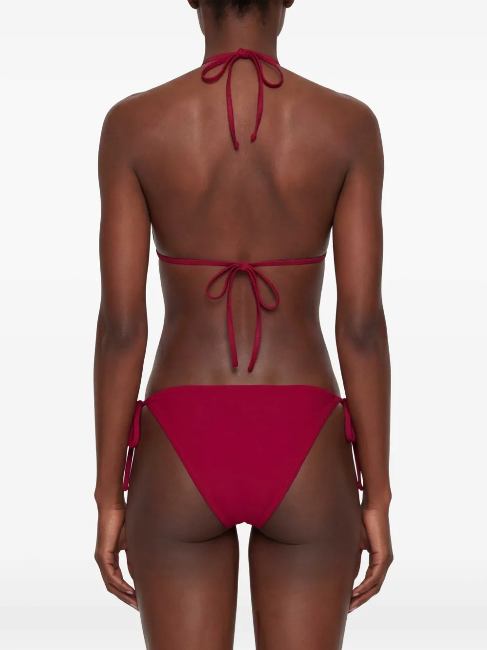 PARAMIDONNA Livia Swarovsky bikini verfraaid met kristallen Rood
