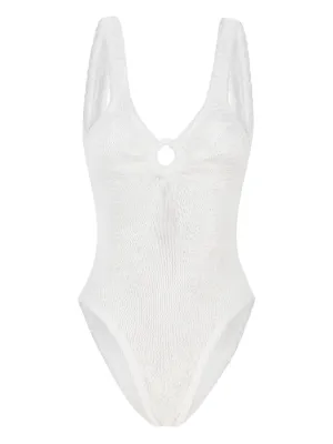 Versace ストラップ ワンピース水着 | ブルー | FARFETCH JP
