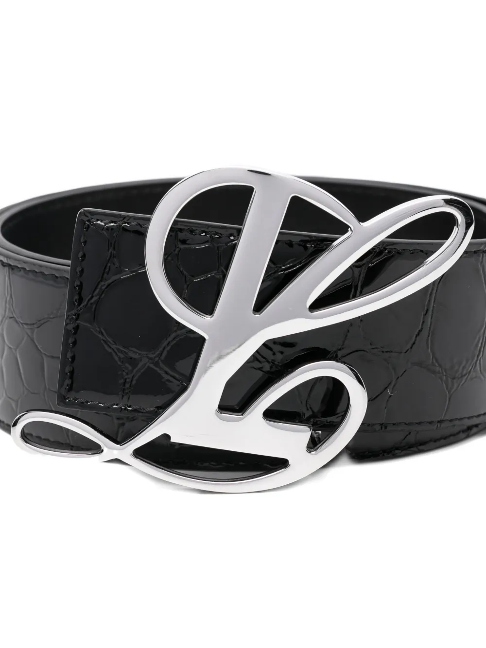 LUAR logo-buckle leather belt | Image 2