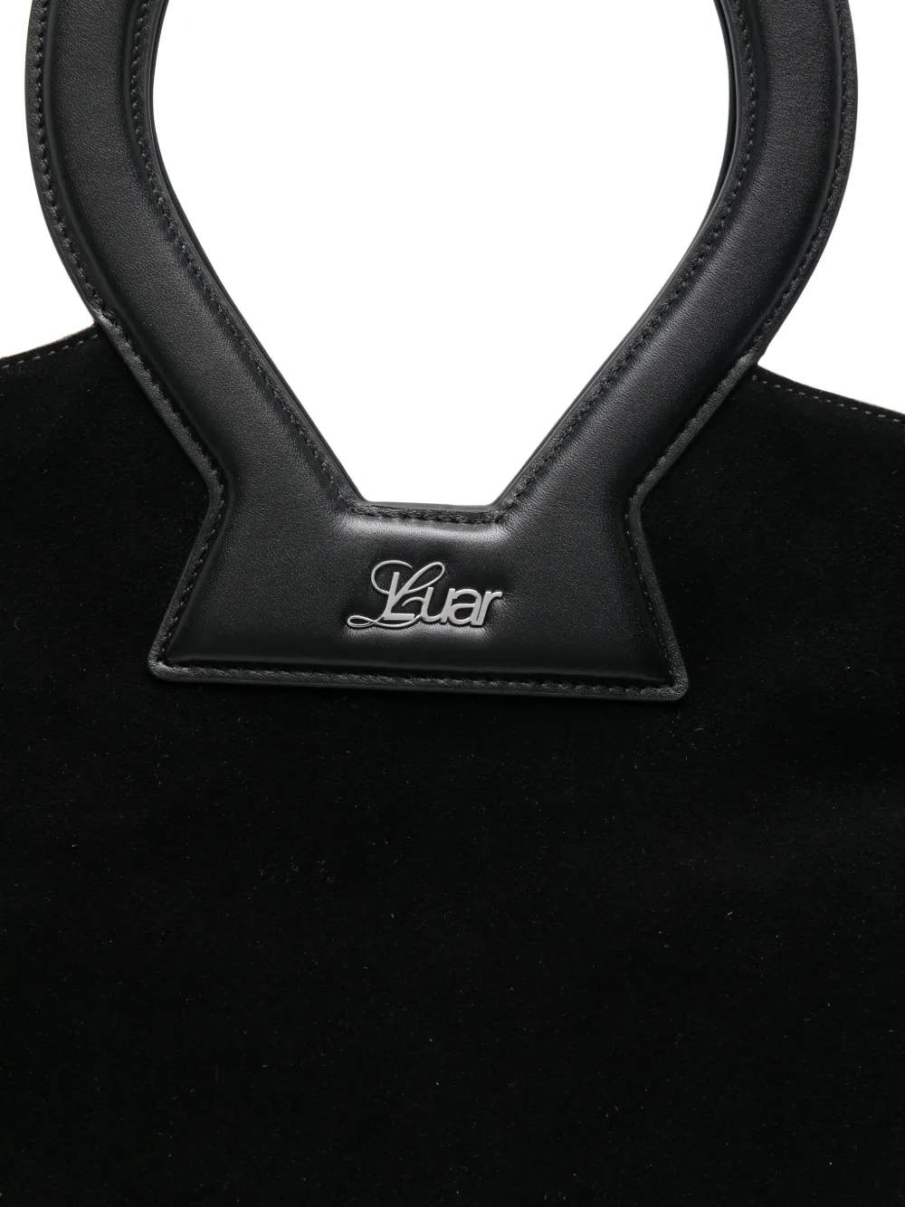 Luar Brooke Round-handle Tote Bag In Black