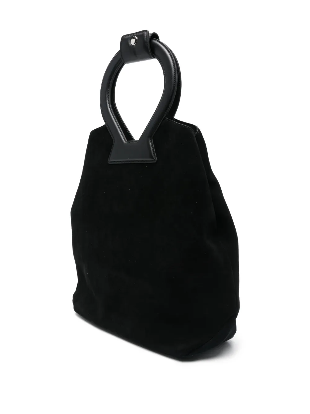 Luar Brooke Round-handle Tote Bag In Black