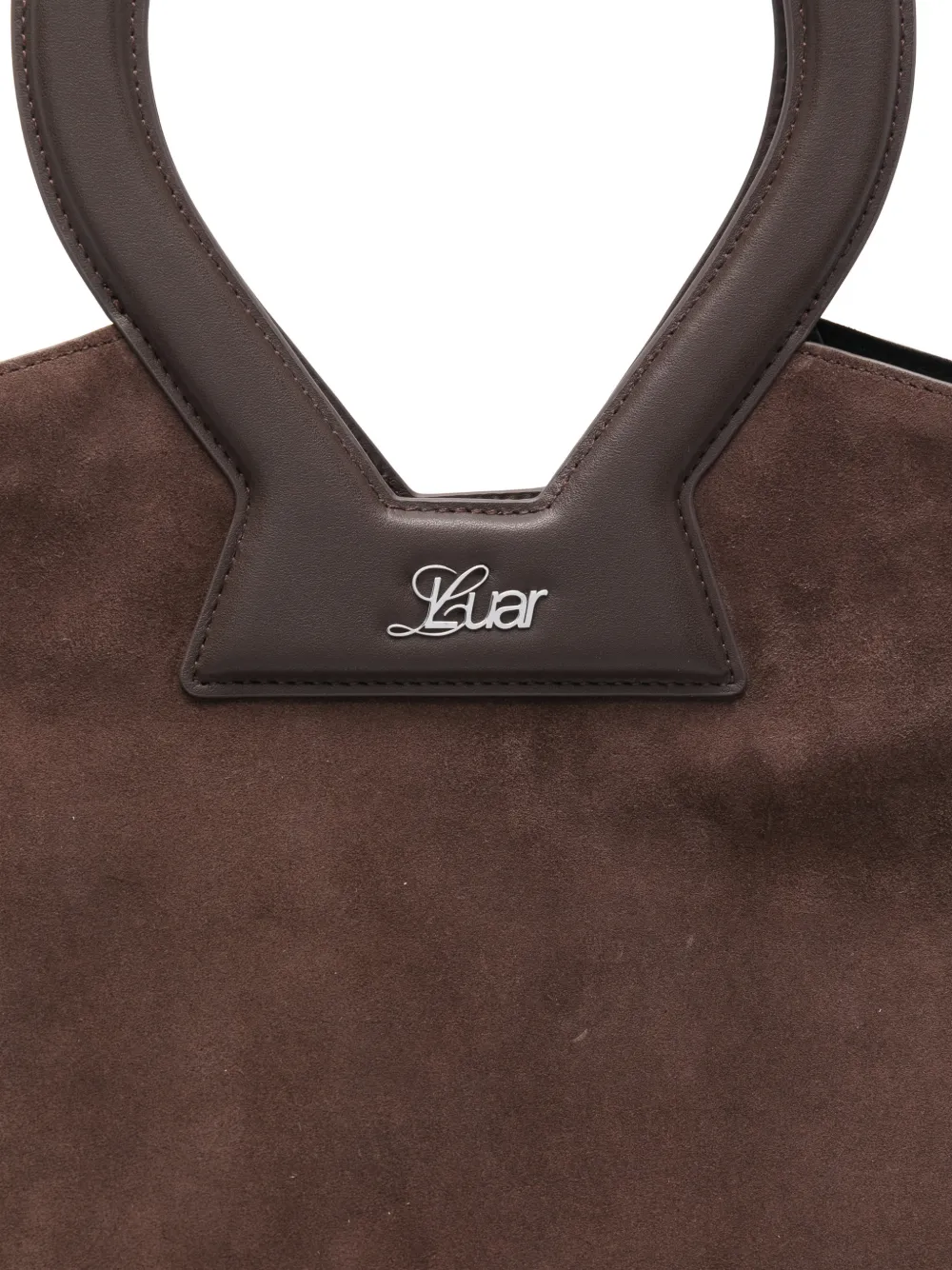 Luar Brooke Round-handle Tote Bag In Brown