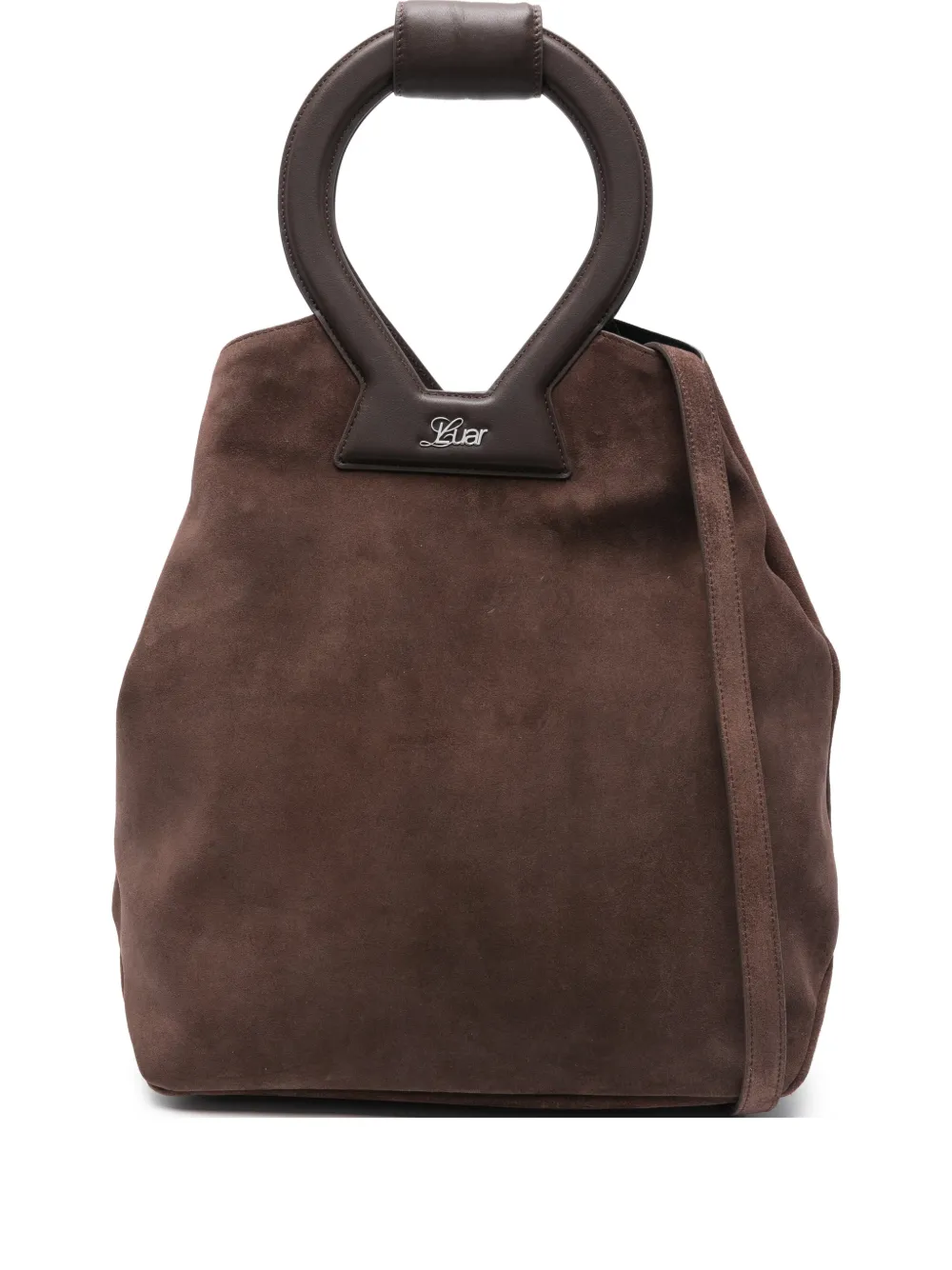 LUAR Brooke round-handle tote bag | Brown | Image 1