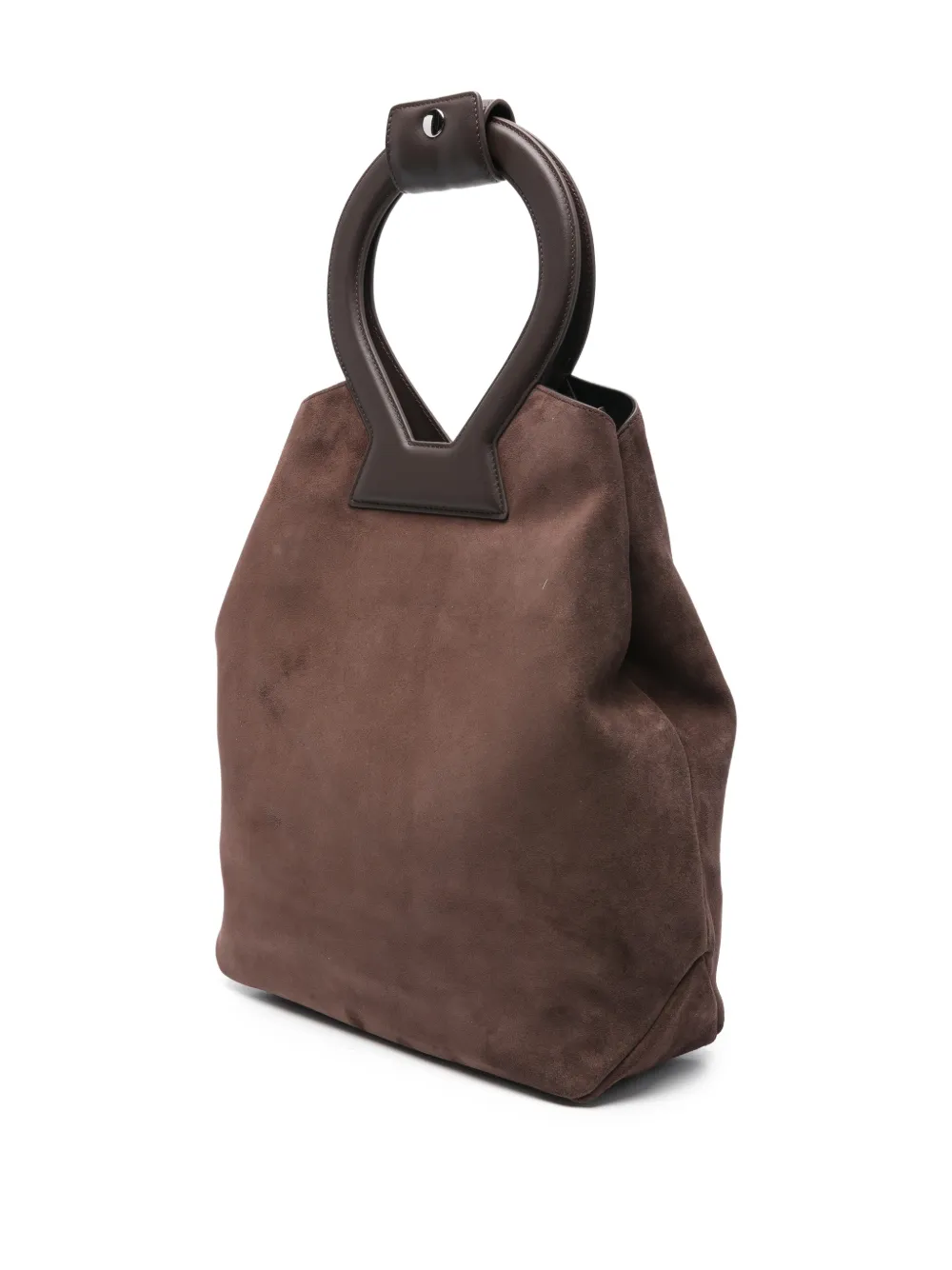 Luar Brooke Round-handle Tote Bag In Brown