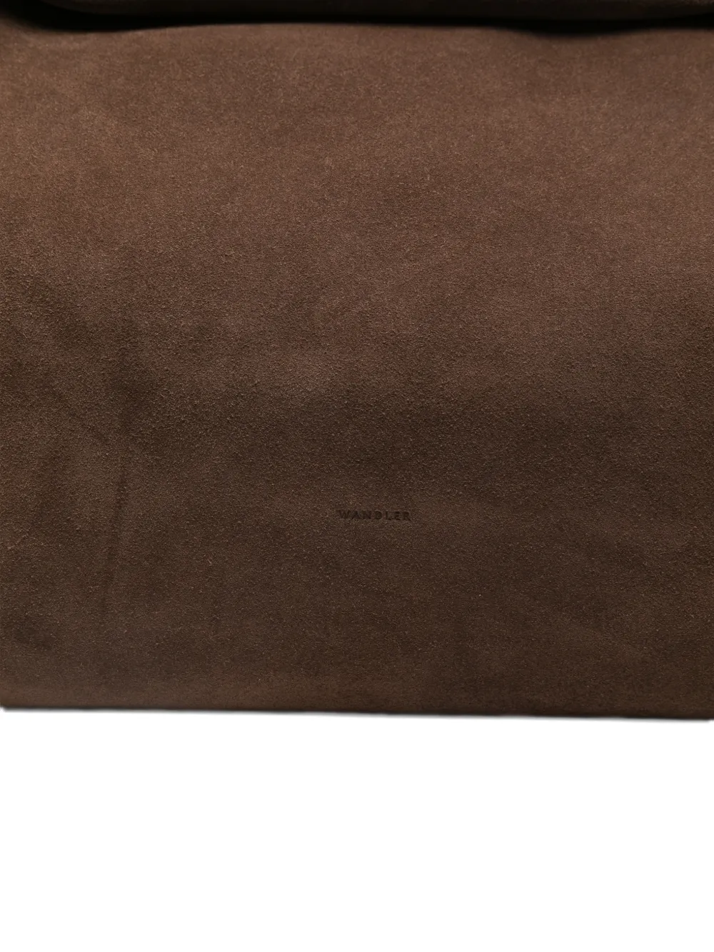 Wandler Penelope Suede Shoulder Bag In Brown