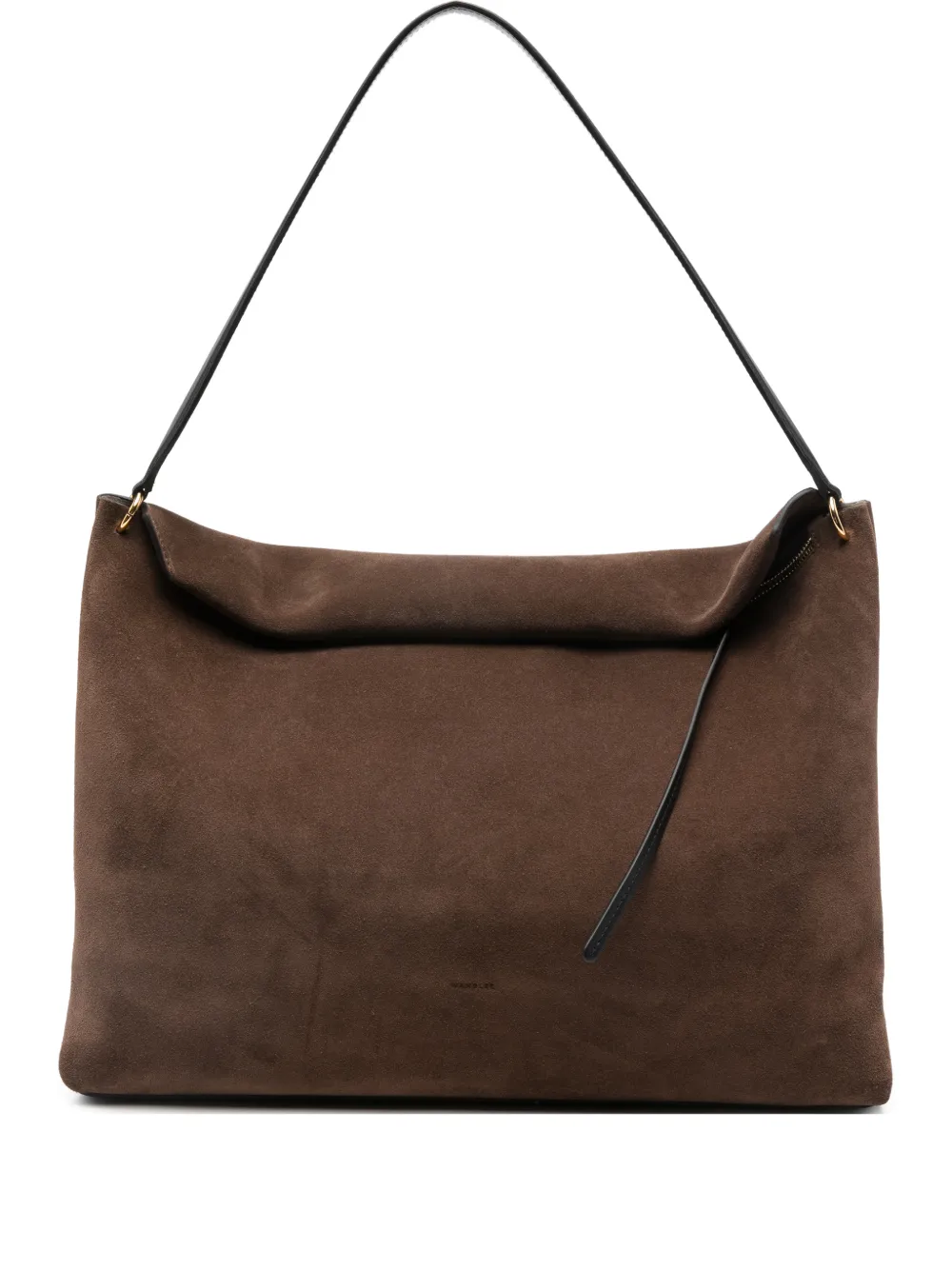 Wandler Penelope Suede Shoulder Bag In Brown