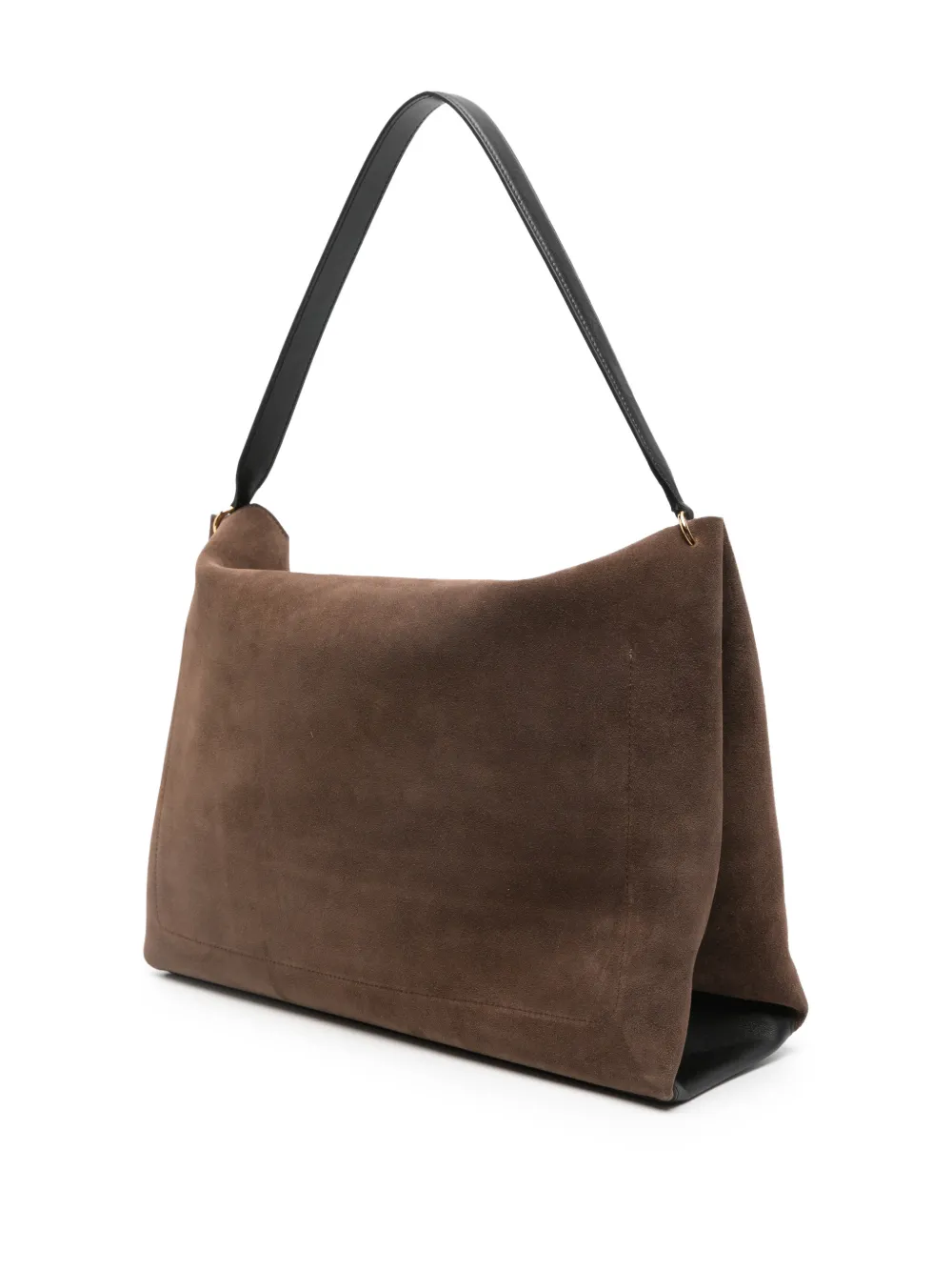 Wandler Penelope Suede Shoulder Bag In Brown