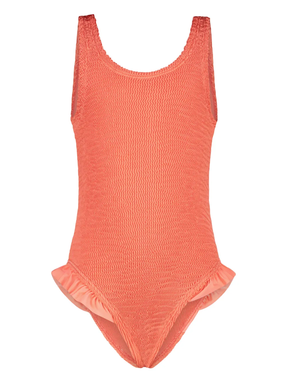 Paramidonna Kids' Lili One-piece Swimsuit In Orange