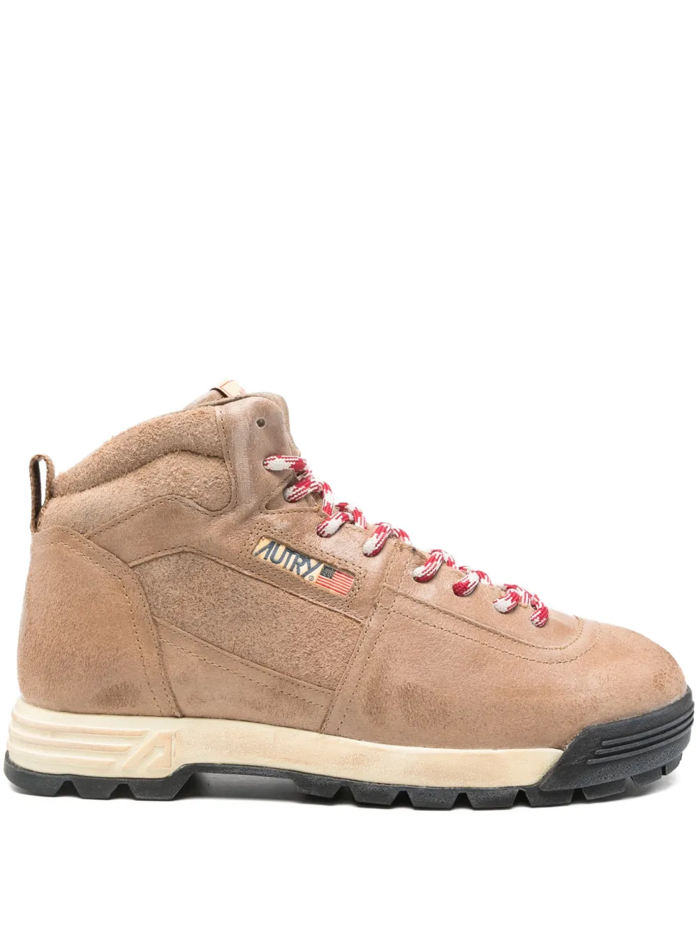 Autry lace-up leather boots | Neutrals | Image 1