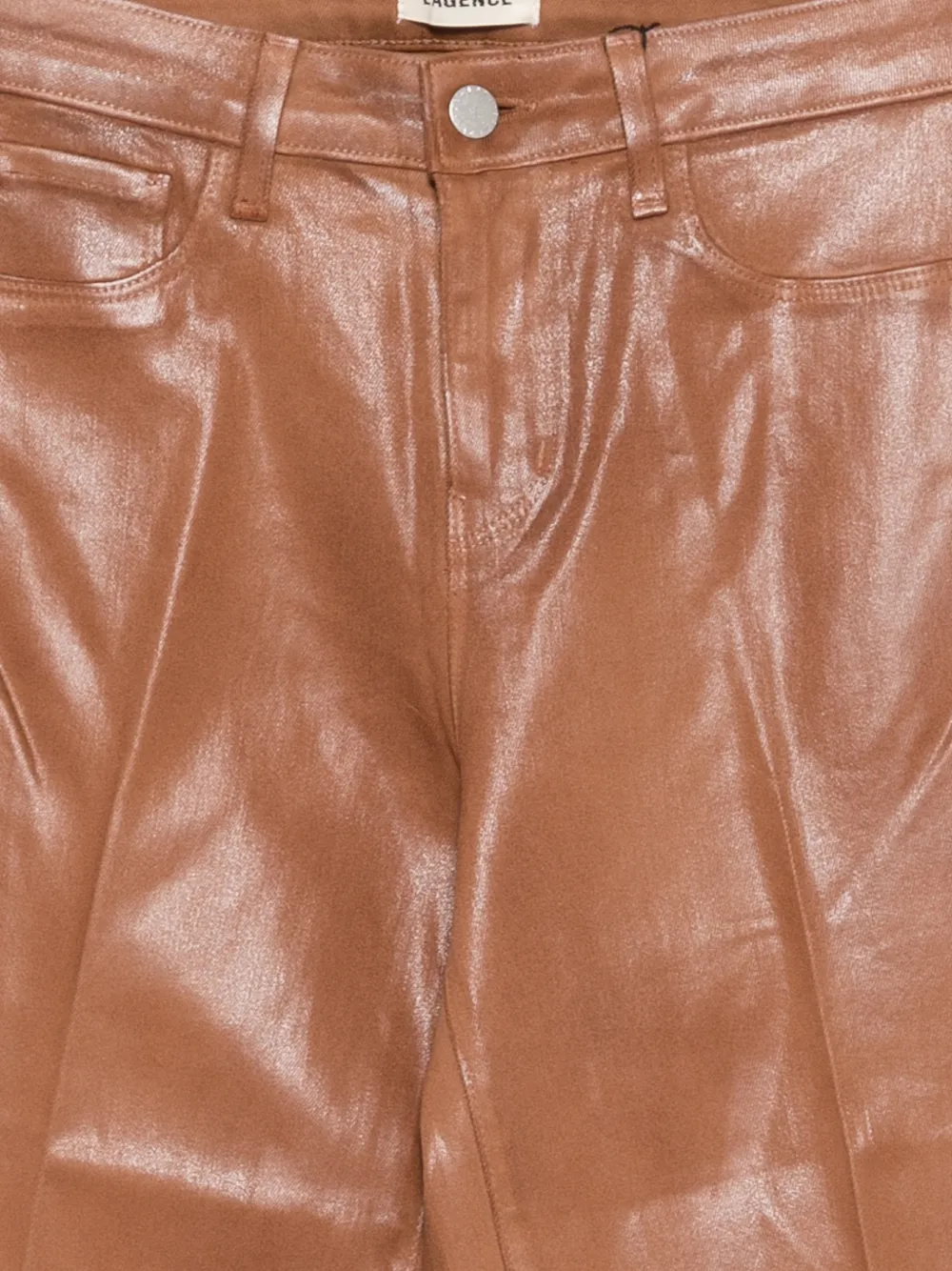 L'Agence Clayton broek met wijde pijpen Bruin