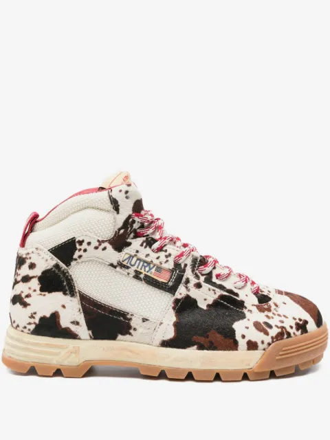 Autry bottines à imprimé animalier