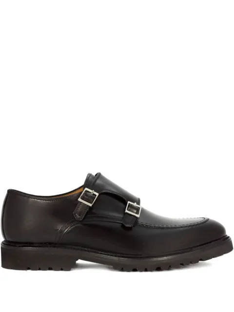Berwick Shoes double buckle-fastening leather loafers