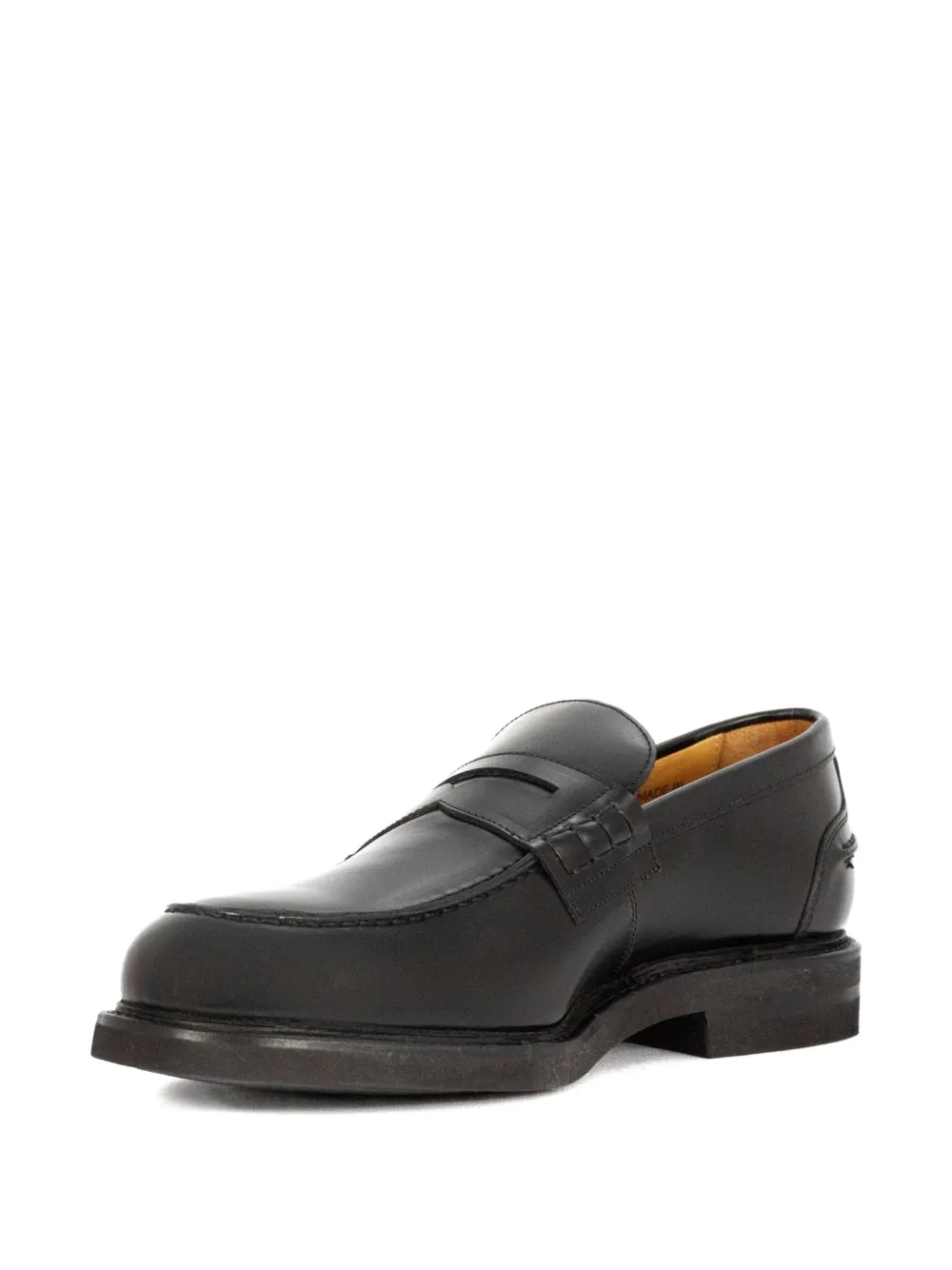 Berwick Shoes leather loafers Zwart