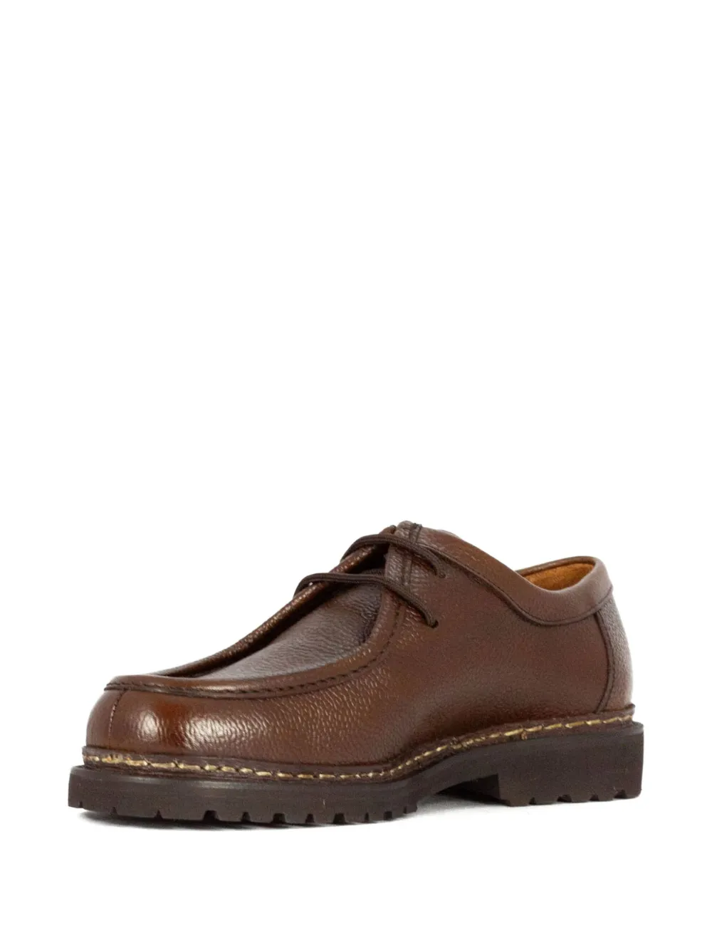 Berwick Shoes 30 mm leren loafers met veters Bruin