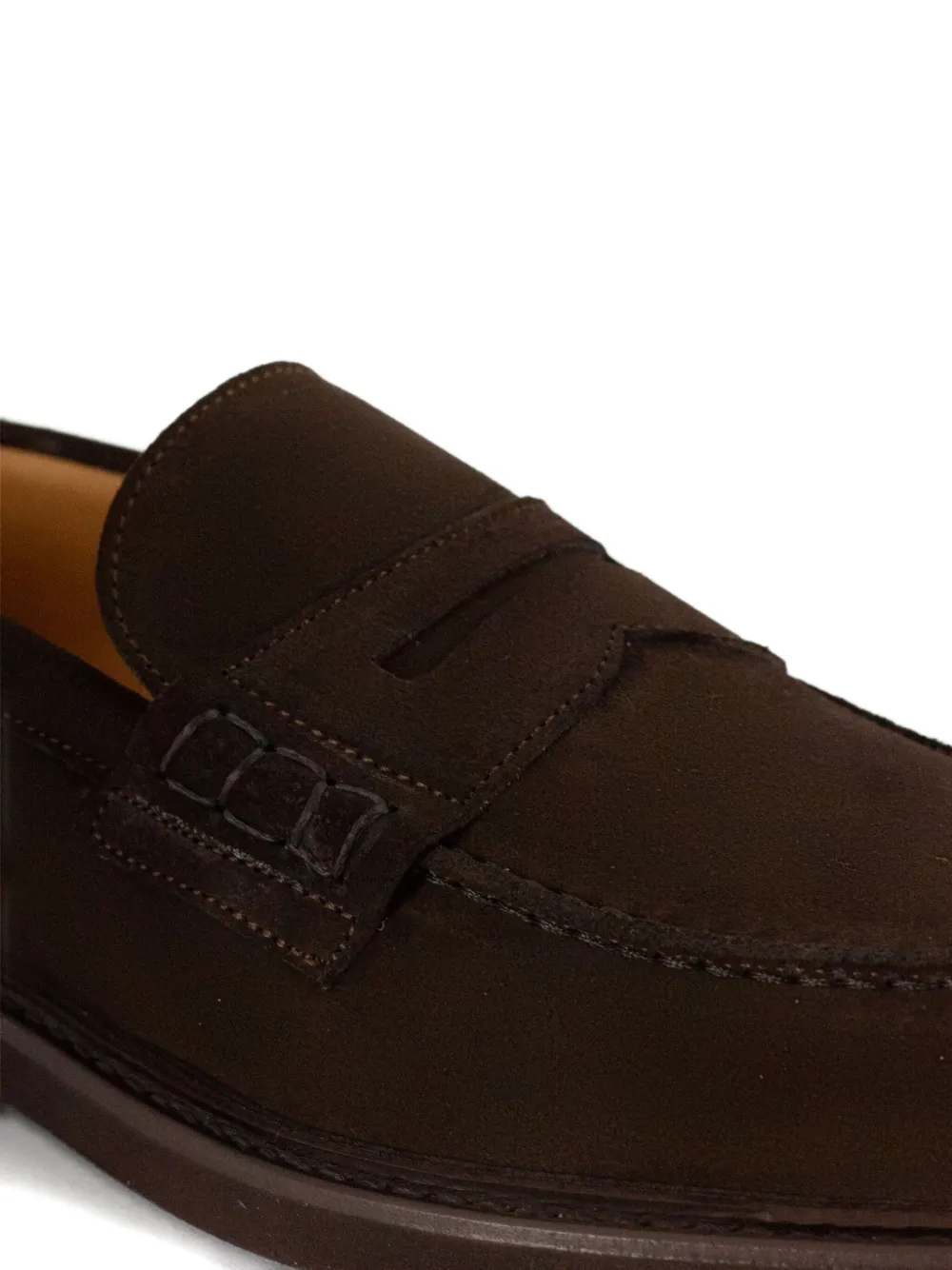 Berwick Shoes Leren loafers Bruin