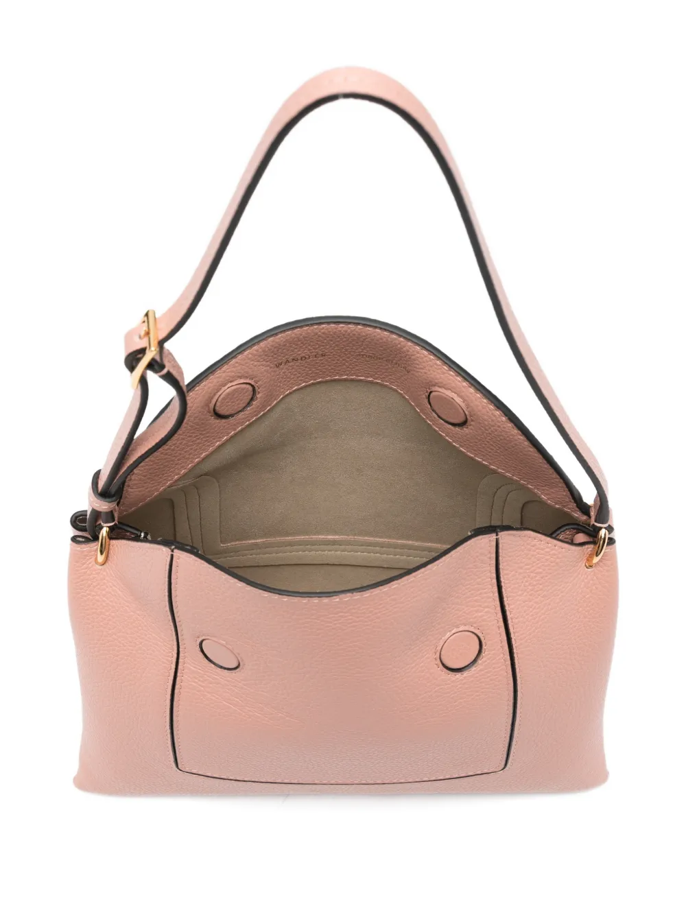 Wandler Penelope Slouch schoudertas met logodetail Roze